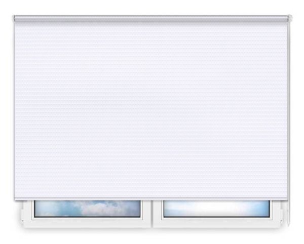 Стандартные рулонные шторы Севилья бо белый цена. Купить в «Мастерская Жалюзи»